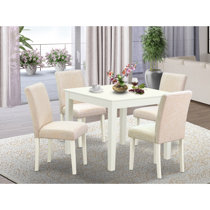 Wilmoth 5 piece solid wood dining set charlton online home